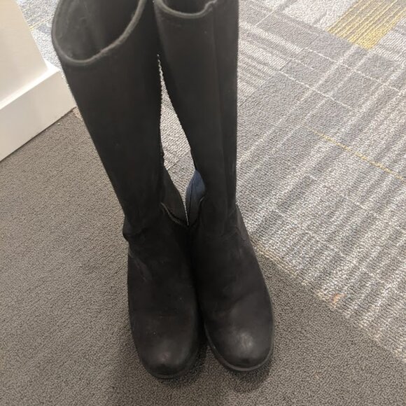 Teva - Foxy Tall Waterproof Boots Leather Equestrian 1019224 | Size 8.5 | Black - Picture 8 of 12